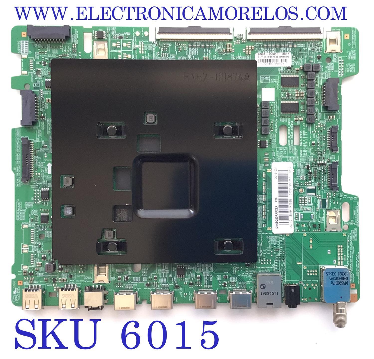 MAIN PARA SMART TV SAMSUNG QLED 4K RESOLUCION (3840 x 2160) / NUMERO DE PARTE BN94-14158B / BN41-02695A / BN9414158B / 14158B / BN97-15505E / MODELO QN65Q80RAFXZA AD03